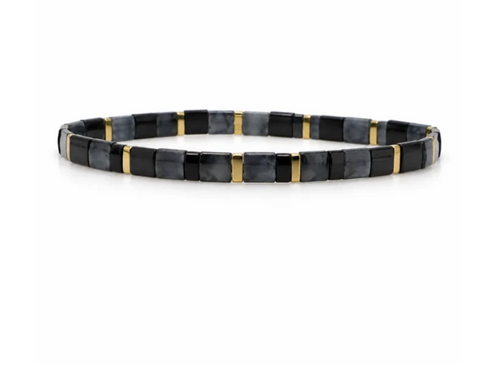 Finsternis Fliesen-Armband
